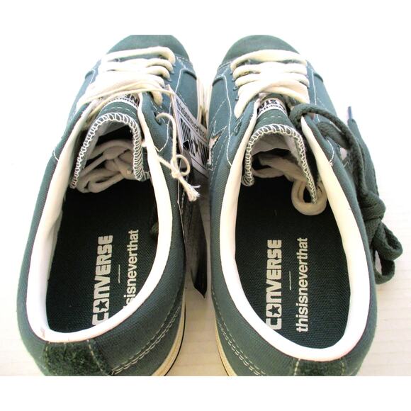 New CONVERSE One Star Pro Classic Suede Low Top Sneakers Pine Green Men Sz 10.5 - Picture 7 of 10
